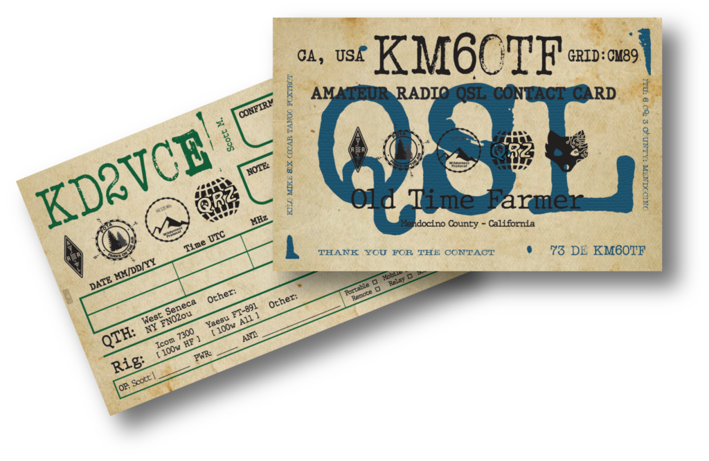 Custom Vintage QSL Cards » Big Time Radio